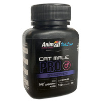 Вітаміни AnimAll VetLine CAT MALE PRO для дорослих котів 0.5 г × 100 табл Вітаміни AnimAll VetLine CAT MALE PRO для дорослих котів 0.5 г × 100 табл