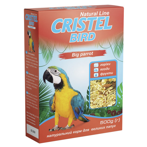 Корм Big parrot "Natural Line" для великих папуг, 500 г