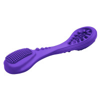 Іграшка BronzeDog Jumble Dental ложка, для собак, з ароматом ванілі, фіолетова, 18×5 см Іграшка BronzeDog Jumble Dental ложка, для собак, з ароматом ванілі, фіолетова, 18×5 см