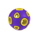 Іграшка BronzeDog Jumble airball, для собак, з ароматом ванілі, фіолетово-жовтий, 5 см