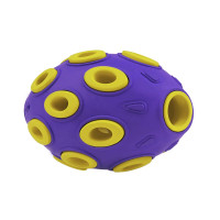 Іграшка BronzeDog Jumble airball, для собак, з ароматом ванілі, фіолетово-жовтий, 12 см Іграшка BronzeDog Jumble airball, для собак, з ароматом ванілі, фіолетово-жовтий, 12 см