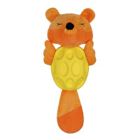Іграшка BronzeDog Jumble м'яка звукова лисиця, для собак, з ароматом ванілі, помаранчевий, 27×8 см Іграшка BronzeDog Jumble м'яка звукова лисиця, для собак, з ароматом ванілі, помаранчевий, 27×8 см