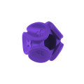 Іграшка BronzeDog Jumble скручений м'яч, для собак, з ароматом ванілі, фіолетовий, 7.8×6.9 см