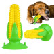 Іграшка BronzeDog PetFun кукурудза, для собак, на присоску, з пищалки, 16×9 см