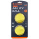 Набір м'ячів для собак BronzeDog Skipdawg Agility ball з 2 штук по 7 см