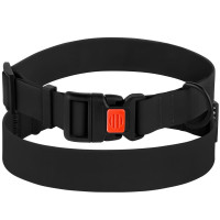 Нашийник BronzeDog Active, для собак, водовідштовхувальний, фастекс пластик, чорний, 30-40×2 см