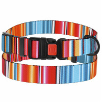 Нашийник BronzeDog Urban West, для собак, нейлоновий, фастекс пластиковий, червоний, 30-40×2 см Нашийник BronzeDog Urban West, для собак, нейлоновий, фастекс пластиковий, червоний, 30-40×2 см