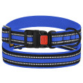 Нашийник BronzeDog Urban Mesh, для собак, нейлон і 3-D сітка, фастекс пластик, синій, 43-66×2.5 см