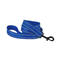 Повідець BronzeDog Active для собак, світловідбиваючий нейлон, синій, 152×1 см Повідець BronzeDog Active для собак, світловідбиваючий нейлон, синій, 152×1 см