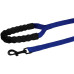 Повідець BronzeDog Active для собак, нейлоновий з м'якою ручкою, синій, 15 м×2.5 см