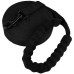 Повідець BronzeDog Active для собак, нейлон, з м'якою ручкою, чорний, 15 м×2.5 см