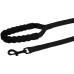 Повідець BronzeDog Active для собак, нейлон, з м'якою ручкою, чорний, 15 м×2.5 см