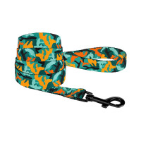Повідець BronzeDog Camo для собак, нейлон, зелений, 152×2 см
