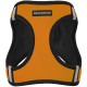 Шлея BronzeDog Sport Vest для собак з нейлону, неопрену і 3D сітки, помаранчевий, 34-42 см
