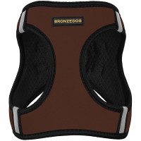 Шлея BronzeDog Sport Vest для собак з нейлону, неопрену і 3D сітки, коричневий, 42-47 см