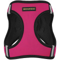Шлея BronzeDog Sport Vest для собак з нейлону, неопрену і 3D сітки, рожевий, 42-47 см