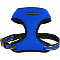 Шлея BronzeDog Mesh для собак дрібних порід, сітчастий нейлон, синій, 40-46 см Шлея BronzeDog Mesh для собак дрібних порід, сітчастий нейлон, синій, 40-46 см