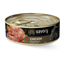 Вологий корм для стерилізованих котів Savory, з куркою, 100 г Вологий корм для стерилізованих котів Savory, з куркою, 100 г