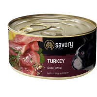 Вологий корм для дорослих собак Savory, з індичкою, 200 г Вологий корм для дорослих собак Savory, з індичкою, 200 г