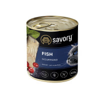 Вологий корм для котів Savory, з рибою, 400 г Вологий корм для котів Savory, з рибою, 400 г
