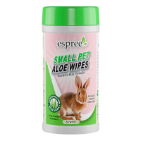 Вологі серветки ESPREE Small Animal Wipes з ароматом дитячої присипки, для грумінгу дрібних тварин, 50 шт