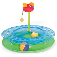 Іграшка для кішок Petstages Трек з м'ячиком для ласощів 2, 30.5×22.9×30.5 см Іграшка для кішок Petstages Трек з м'ячиком для ласощів 2, 30.5×22.9×30.5 см