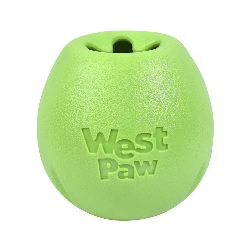Іграшка для собак West Paw Rumbl Jungle Green, для ласощів, зелена, 10 см