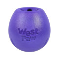 Іграшка для собак West Paw Rumbl Large Eggplant, для ласощів, фіолетова, 10 см
