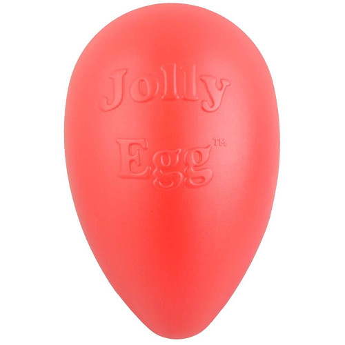 Іграшка Jolly Pets Egg Яйце для собак до 18 кг, тверда, червона, 20×11 см