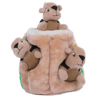 Інтерактивна іграшка для собак Outward Hound Hide-A-Squirrel, велика, коричнева, 18×20 см Інтерактивна іграшка для собак Outward Hound Hide-A-Squirrel, велика, коричнева, 18×20 см