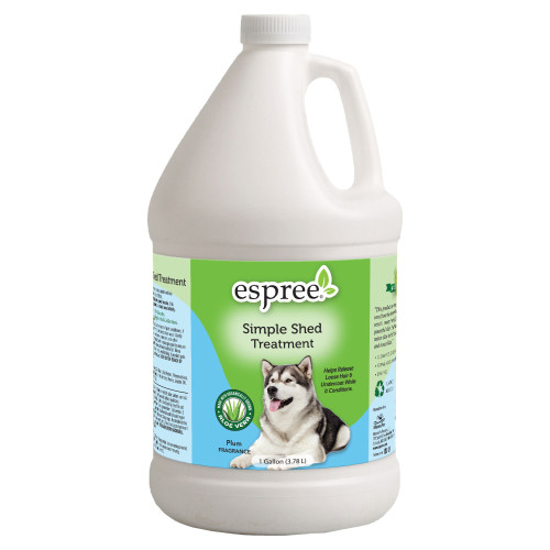 Кондиціонер ESPREE Simple Shed Treatment з ароматом сливи, для собак під час линьки, 3.79 л