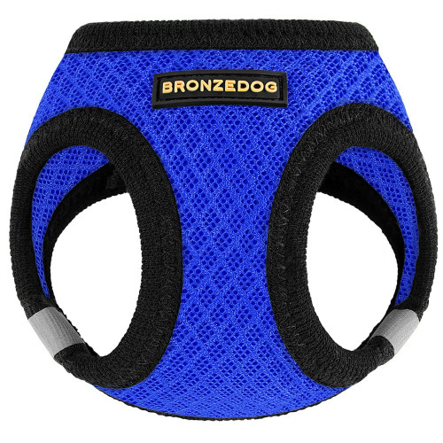 Шлея BronzeDog Mesh Vest для собак, сітчастий нейлон, синій, 20-24 см