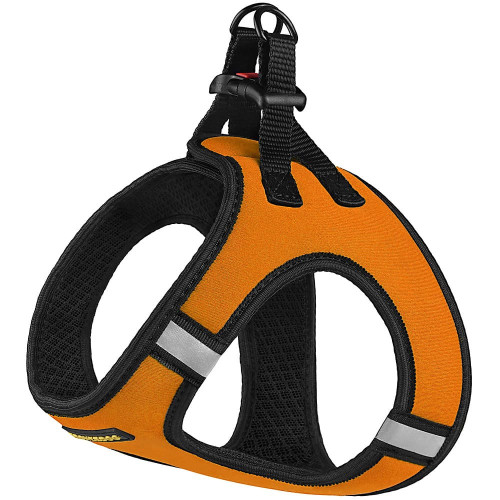 Шлея BronzeDog Sport Vest для собак з нейлону, неопрену і 3D сітки, помаранчевий, 42-47 см