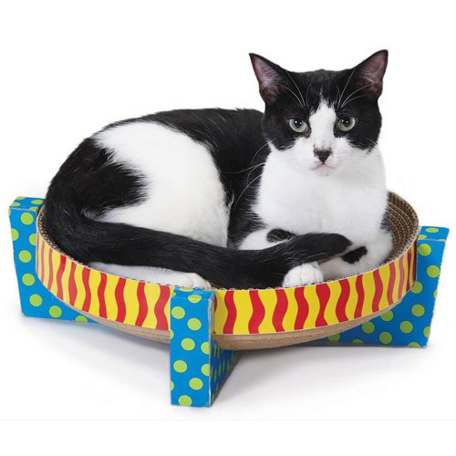 Іграшка-дряпалка для кішок Petstages кругла, 34×34×10 см