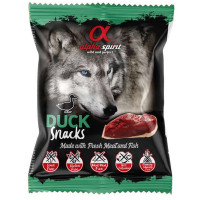 Напіввологі ласощі для собак Alpha Spirit DOG Snacks Duck, кубики з качкою, 50 г Напіввологі ласощі для собак Alpha Spirit DOG Snacks Duck, кубики з качкою, 50 г