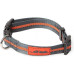 Нашийник DEXAS Off Leash для собак, нейлон, малий, 2 см/25.4-40.6 см, сірий-помаранчевий