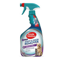 Спрей Simple Solution Stain&Odor Remover для видалення плям і запаху, з квітковим ароматом, 945 мл Спрей Simple Solution Stain&Odor Remover для видалення плям і запаху, з квітковим ароматом, 945 мл