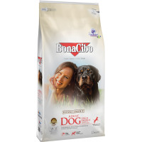 Сухой корм BonaCibo Adult Dog High Energy для взрослых активных собак всех пород, курица/анчоусы/рис, 15 кг