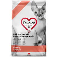 Сухий корм 1st Choice Kitten Optimal Growth, для кошенят, суперпреміум, з рибою, 4.54 кг Сухий корм 1st Choice Kitten Optimal Growth, для кошенят, суперпреміум, з рибою, 4.54 кг