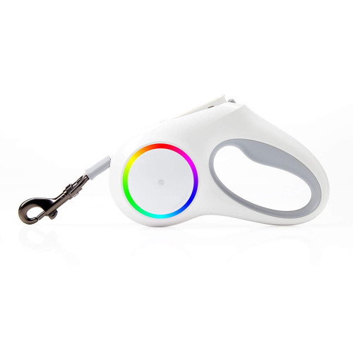 Повідець-рулетка Petkit Travel Go Shine Max Pet Leash для собак, з підсвічуванням, сірий, до 50 кг, 4.5 м