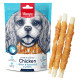 Ласощі Wanpy Chicken Jerky & Rawhide Twists паличка з в'яленої куркою, для собак, 100 г
