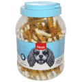 Ласощі Wanpy Chicken Jerky & Rawhide Twists паличка з в'яленої куркою, для собак, 800 г