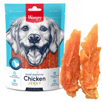 Ласощі Wanpy Chicken Jerky в'ялене куряче філе, для собак, 100 г Ласощі Wanpy Chicken Jerky в'ялене куряче філе, для собак, 100 г
