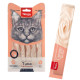 Ласощі Wanpy Creamy Lickable Treats Chicken з тунцем, лососем, вітамінами і таурином, для котів, 5×14 г