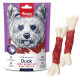 Ласощі Wanpy Duck Jerky & Calcium Bone Twists кістка з в'яленої качкою і кальцієм, для собак, 100 г