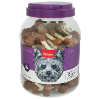 Ласощі Wanpy Duck Jerky Dumbbells гантель з в'яленої качкою, для собак, 1.2 кг Ласощі Wanpy Duck Jerky Dumbbells гантель з в'яленої качкою, для собак, 1.2 кг