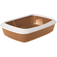 Лоток туалет з бортиком Savic Iriz Nordic Litter Tray для котів, світло-коричневий, 42×31×12.5 см Лоток туалет з бортиком Savic Iriz Nordic Litter Tray для котів, світло-коричневий, 42×31×12.5 см