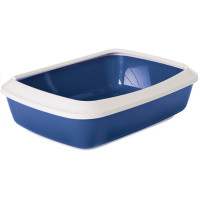Лоток туалет з бортиком Savic Iriz Nordic Litter Tray для котів, синій, 50×37×13 см