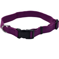 Нашийник Coastal New Earth Soy Dog Collar для собак, фіолетовий, 20-30×1.6 см