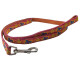 Повідець Coastal Pet Attire Weave для собак, нейлон, принт метелики, коричневий, 120×1.6 см